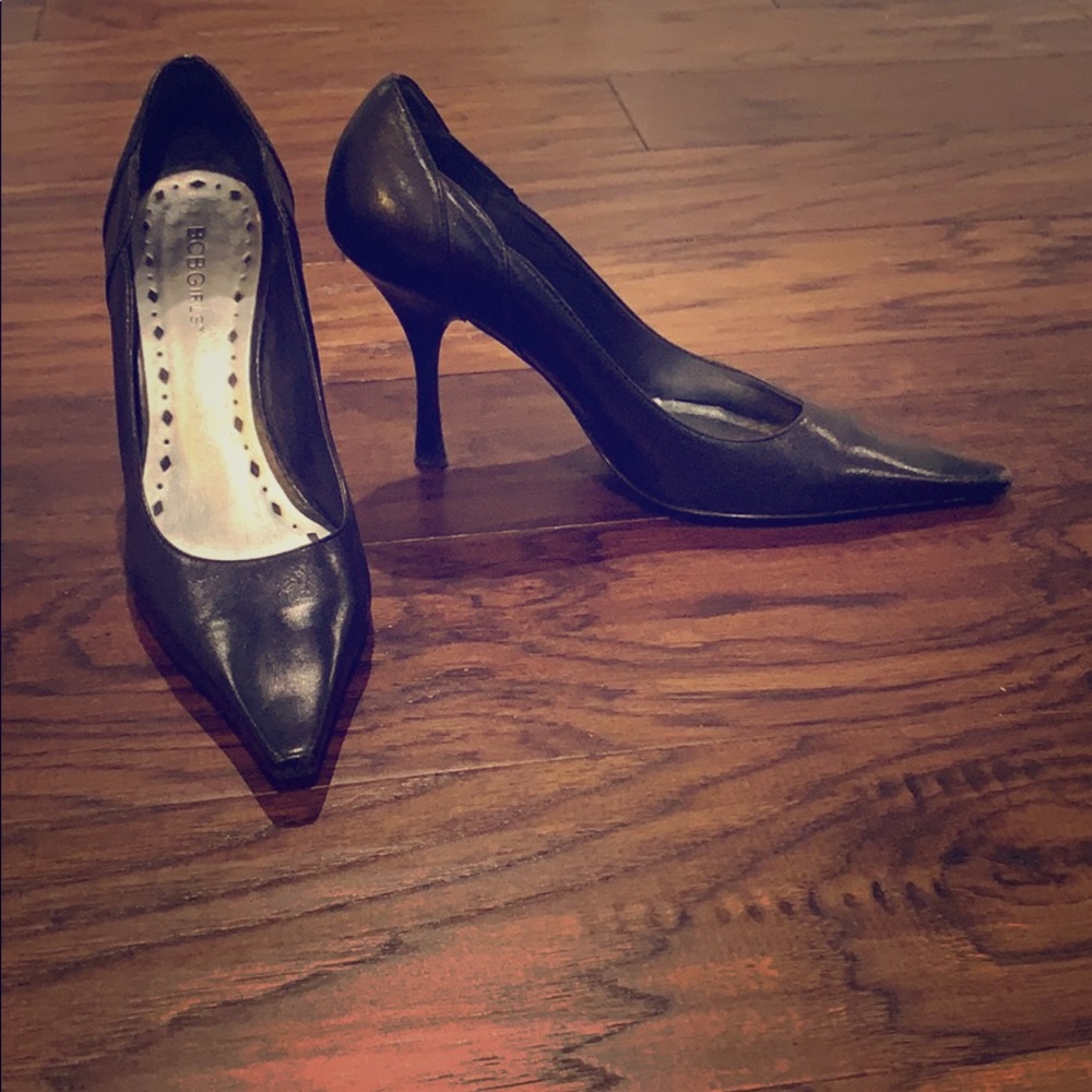BCBGirls black high heels Closed toe pump